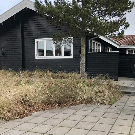 Log House Near Beautiful Nature In Skagen