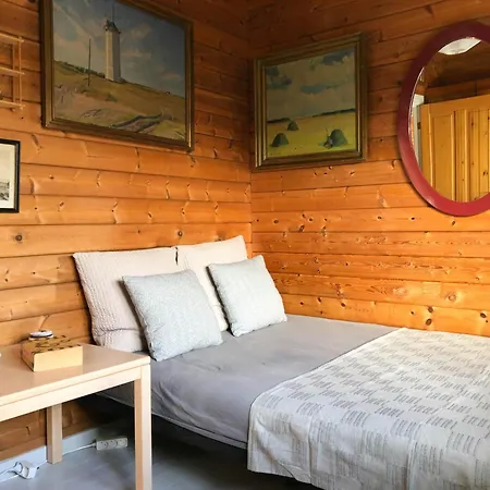 Log House Near Beautiful Nature In *
